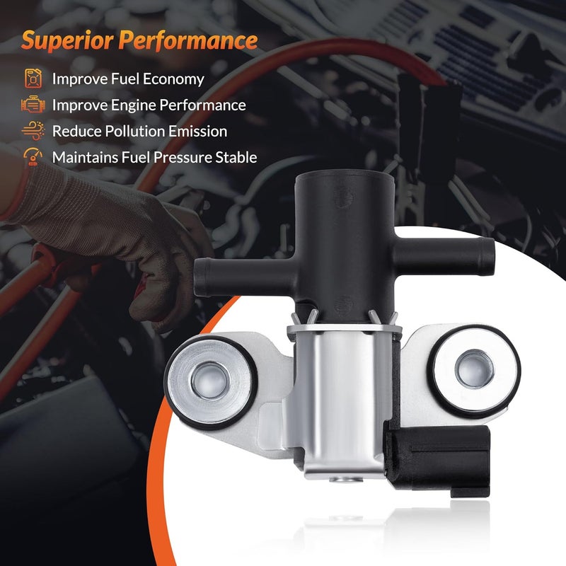 Mirthcos Vapor Canister Purge Valve Solenoid EVAP Compatible for Nissan Sentra 2007-2012, Rogue 2008-2017, Altima, Pathfinder, Murano, GT-R, Maxima & Infiniti JX35, QX60, FX50, QX70 Replaces 911-509 - Image 5
